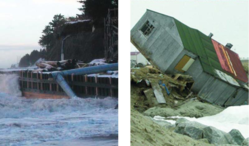 Shore-protection structure; Newtok, Shishmaref village