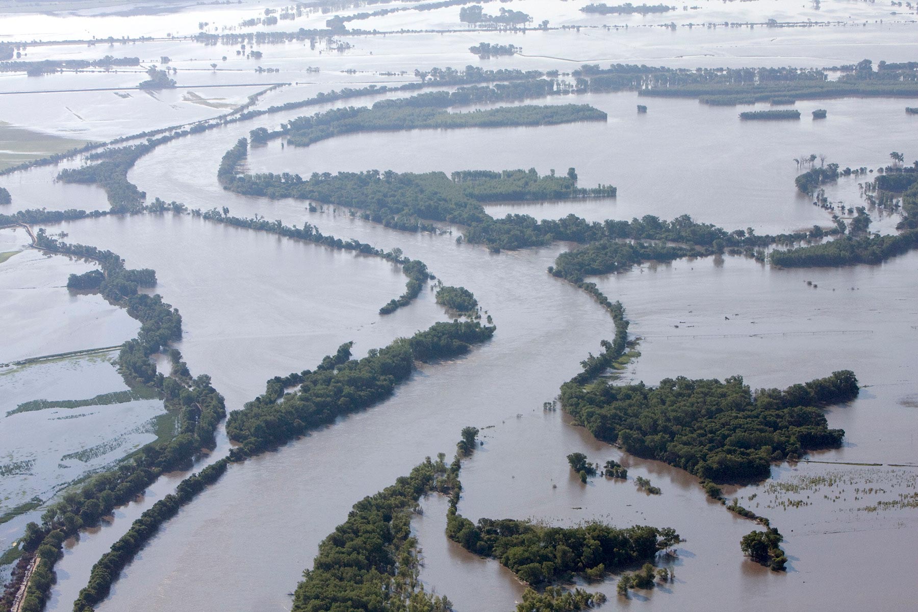 river flood waters