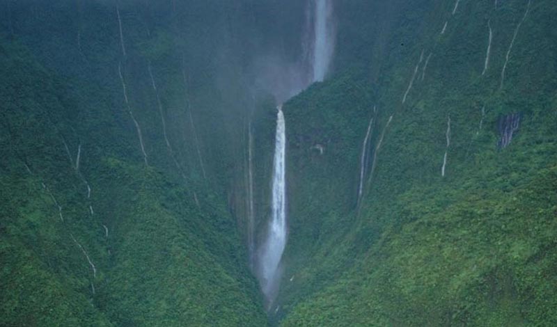 Hawaiian waterfall